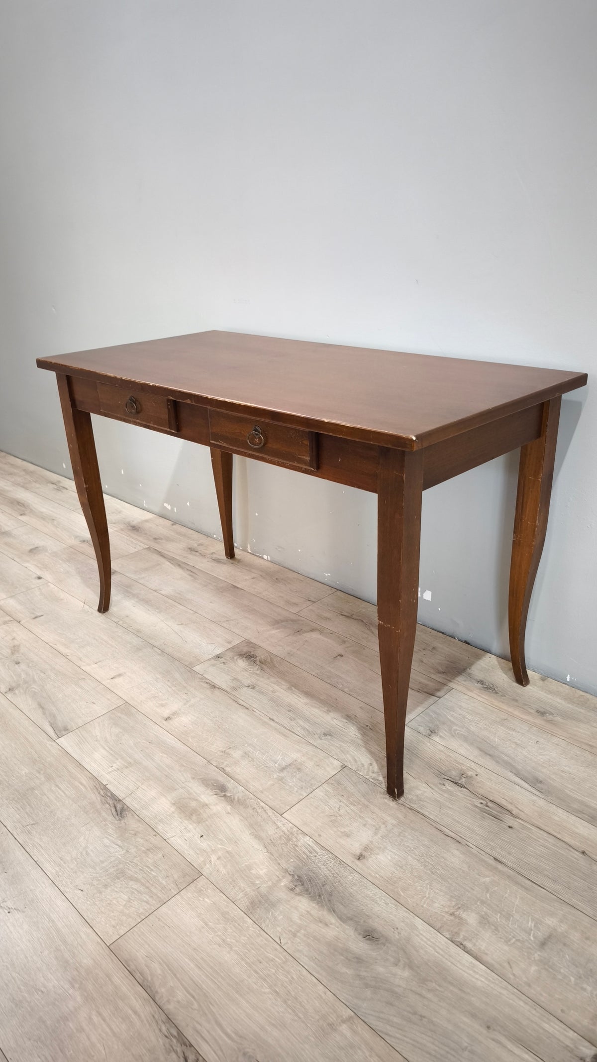 93653 Scrivania in legno con due cassetti frontali