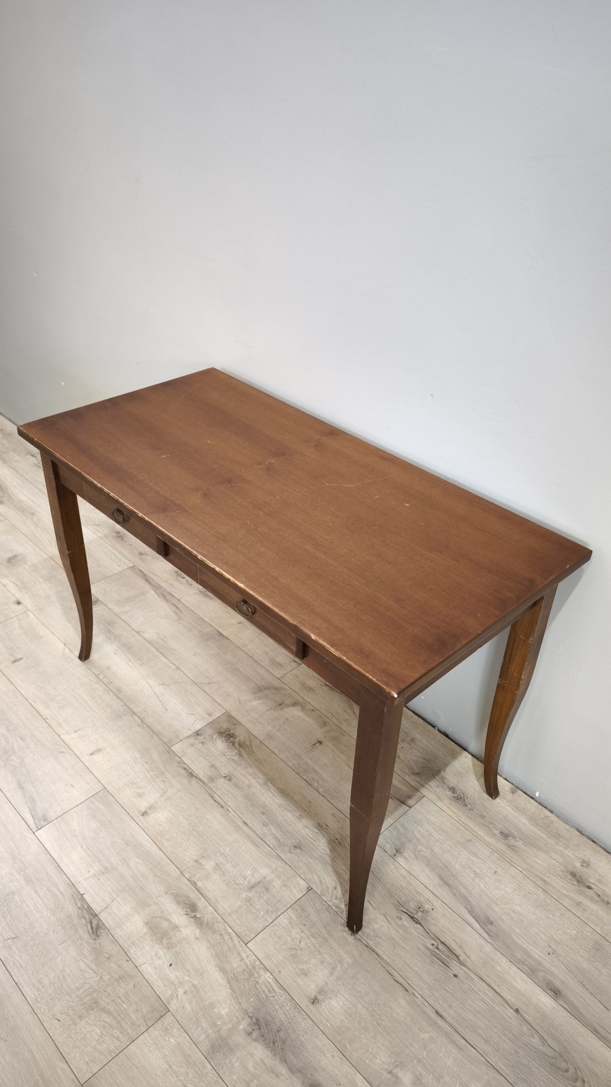 93653 Scrivania in legno con due cassetti frontali