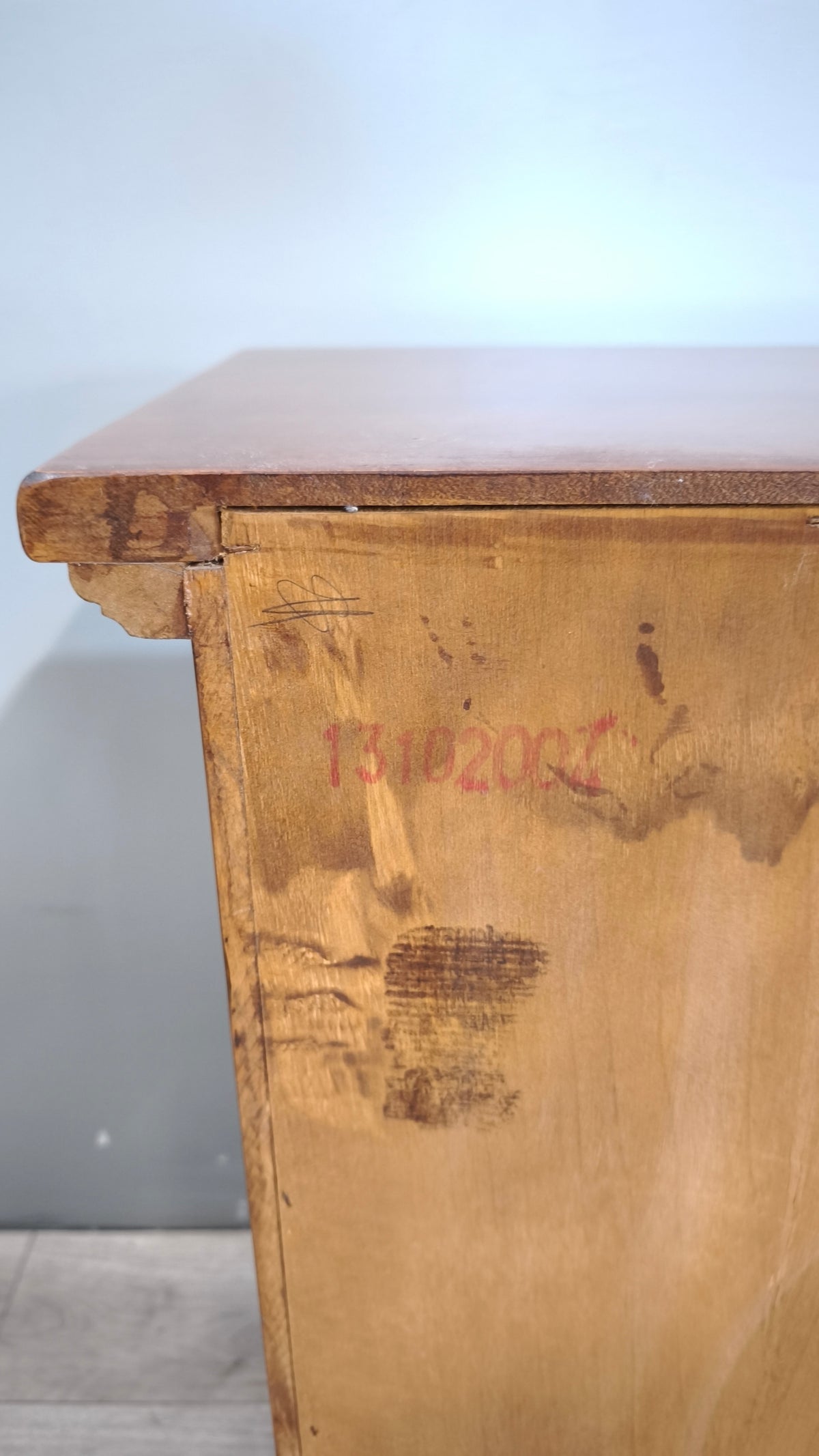 93661 Servante in legno tre sportelli e tre cassetti