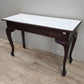 93652 Scrittoio in legno con piano e cassetti bianchi