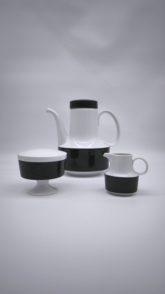 93362 Set teiera, lattiera e zuccheriera in ceramica Rosenthal
