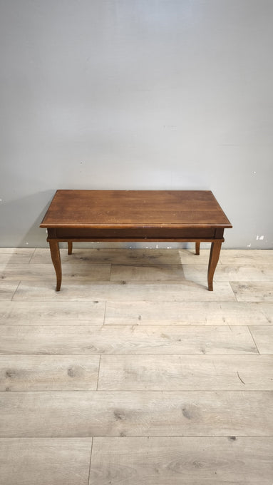 93736 Tavolino da salotto in legno con piano apribile