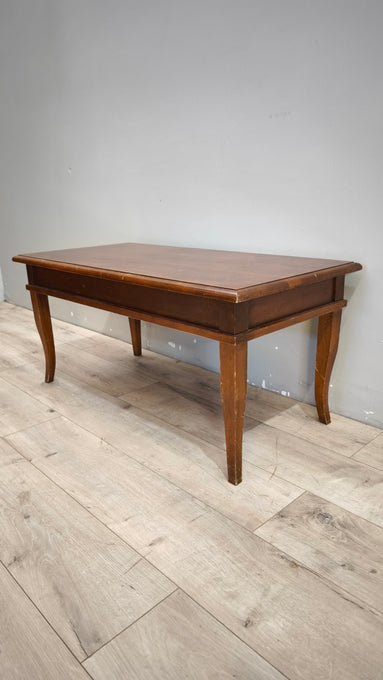 93736 Tavolino da salotto in legno con piano apribile