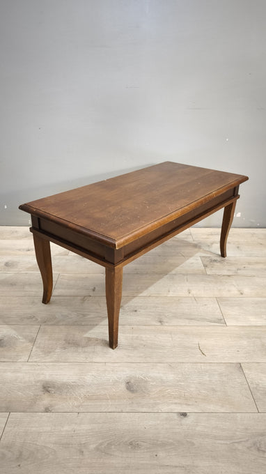 93736 Tavolino da salotto in legno con piano apribile