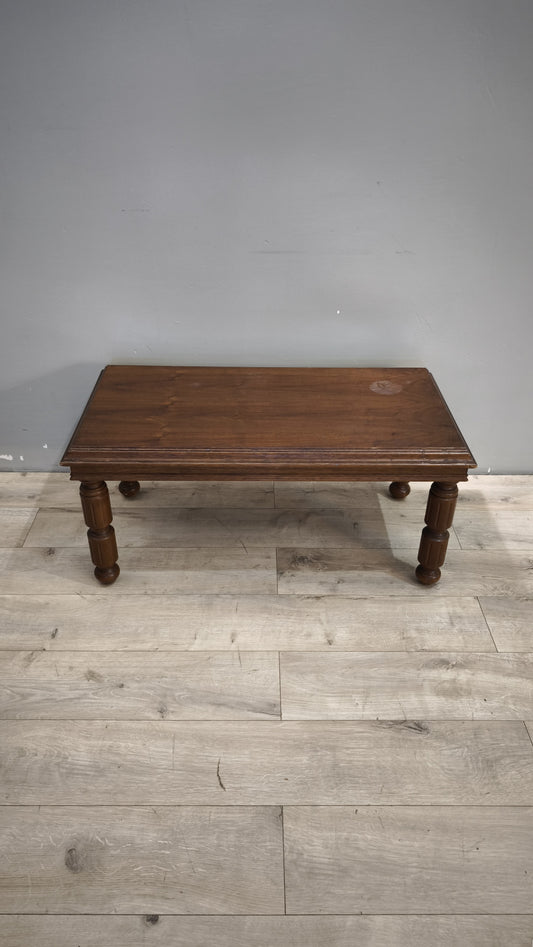 93737 Tavolo da salotto in legno con piano rettangolare