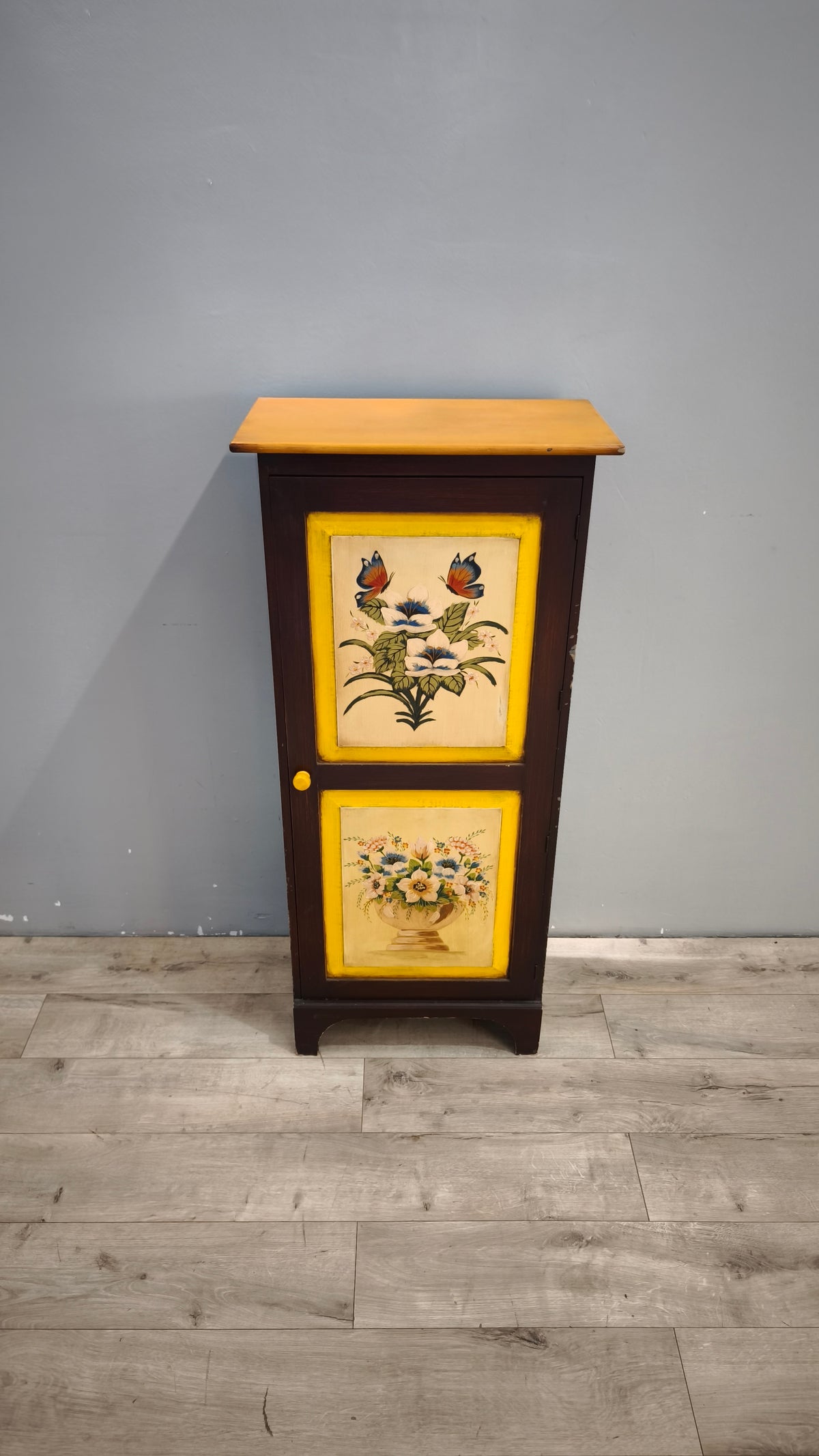 93690 Armadietto in MDF con sportello dipinto