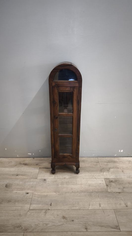 93692 Vetrinetta etnica stondata in legno