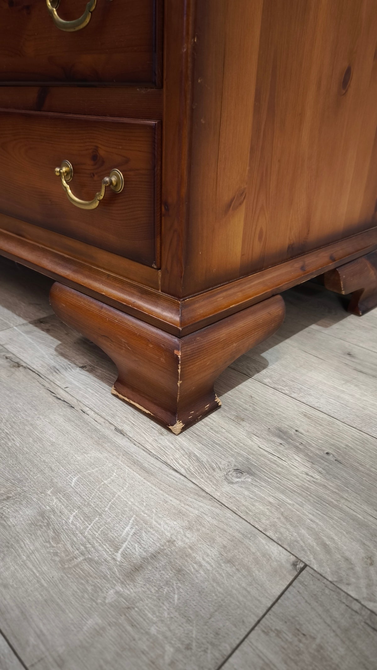 93689 Cassettiera in legno di pino con 10 cassetti