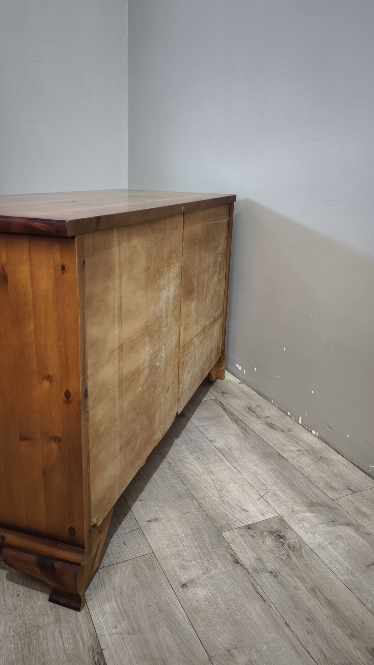 93689 Cassettiera in legno di pino con 10 cassetti