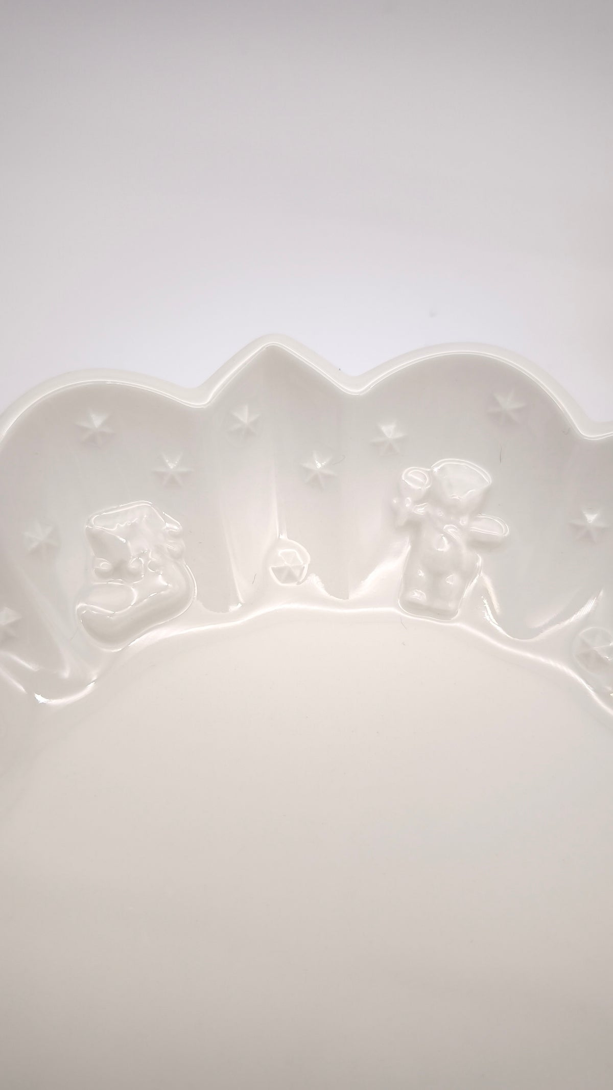 93891 Set tazza con piattino e piatto da dolce Villeroy & Boch serie Toy's Delight in porcellana bianca