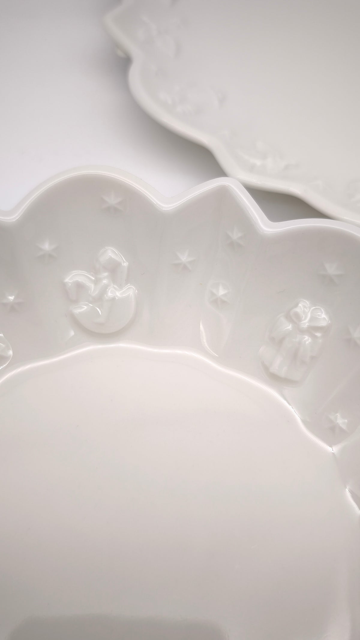 93891 Set tazza con piattino e piatto da dolce Villeroy & Boch serie Toy's Delight in porcellana bianca