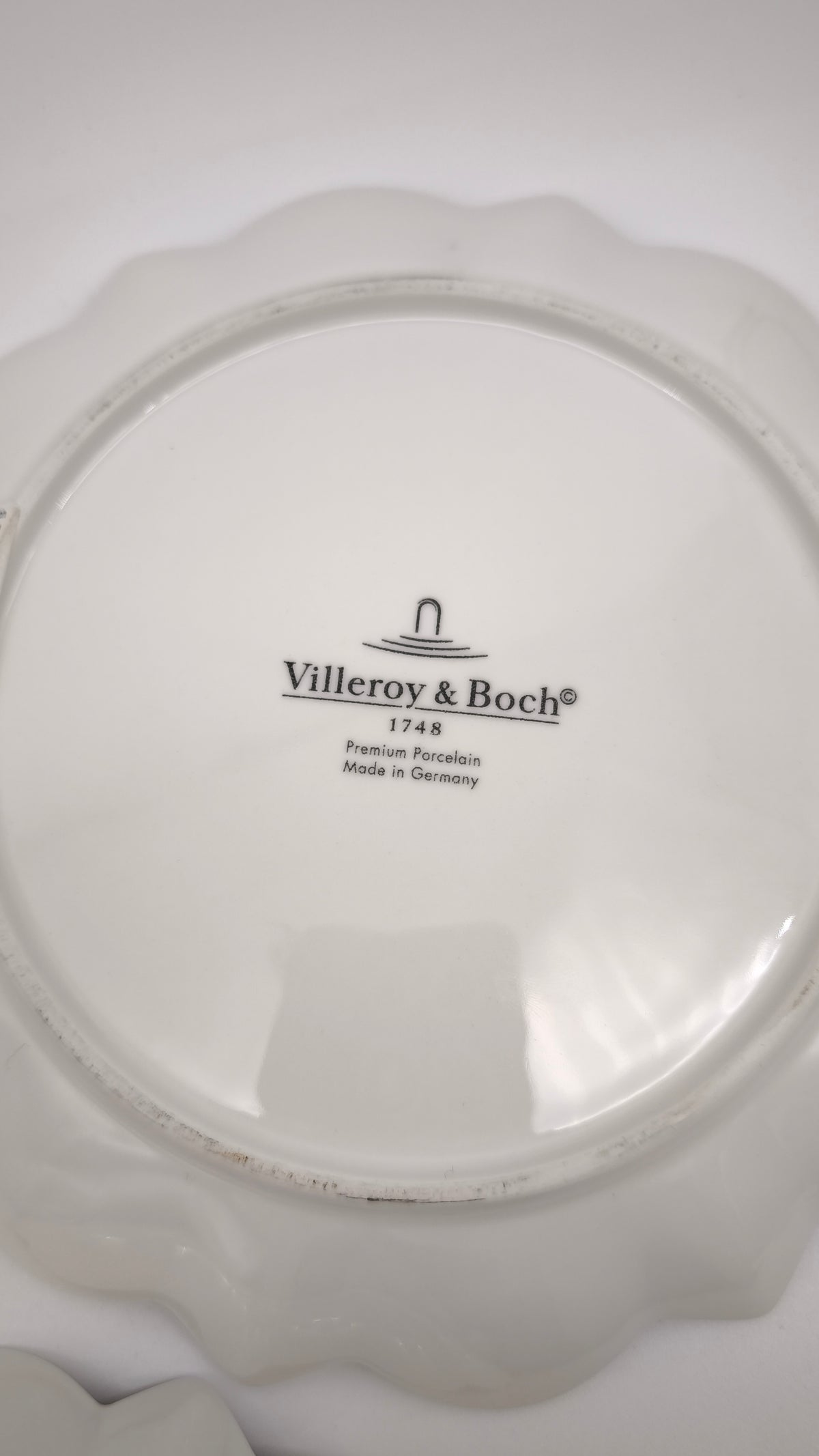 93891 Set tazza con piattino e piatto da dolce Villeroy & Boch serie Toy's Delight in porcellana bianca