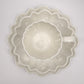 93891 Set tazza con piattino e piatto da dolce Villeroy & Boch serie Toy's Delight in porcellana bianca