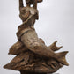 93955 Statua in bronzo con base in marmo