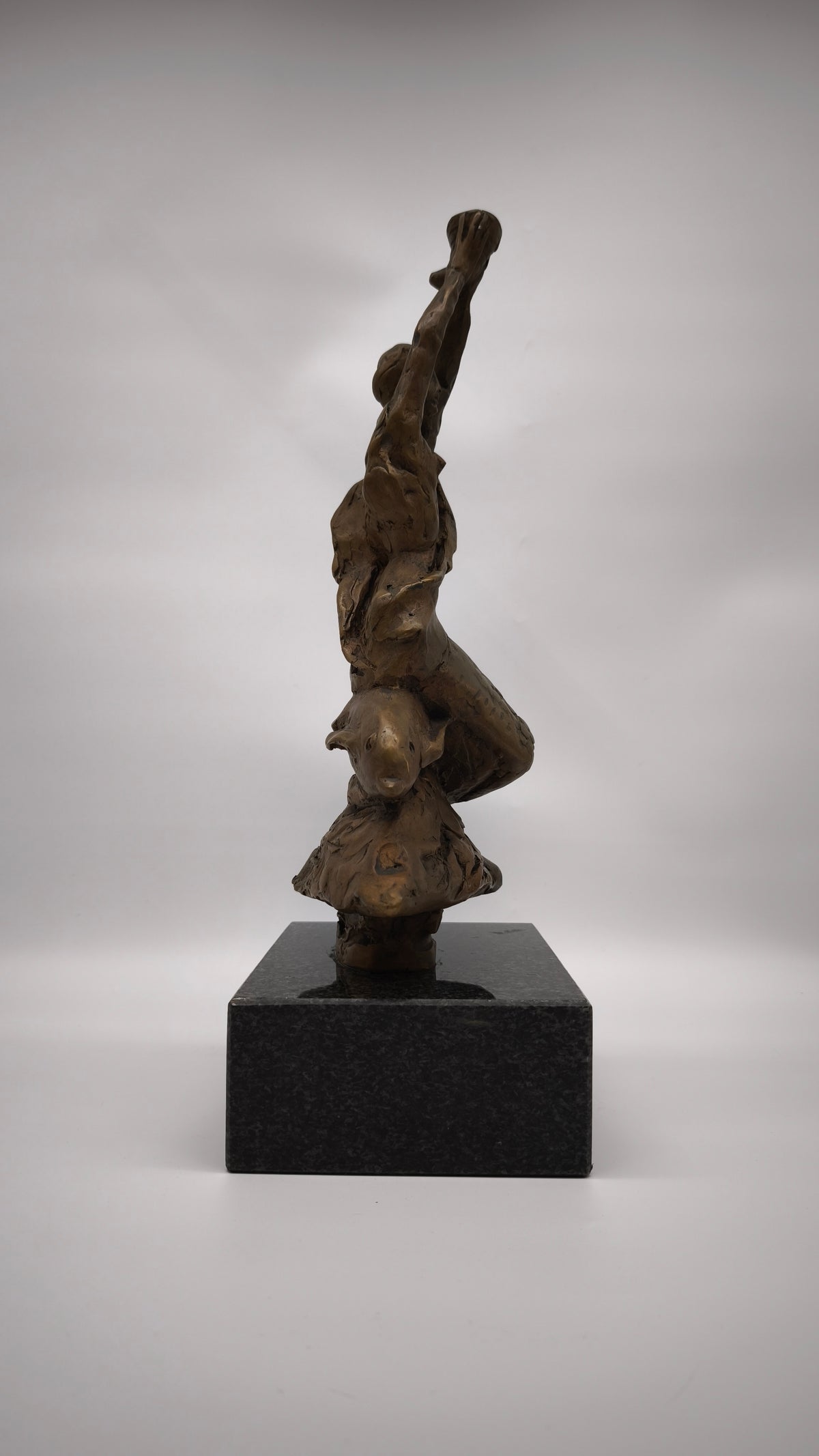 93955 Statua in bronzo con base in marmo