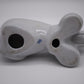 93811 Porta cenere Basset Hound in ceramica bianca