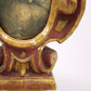 93786 Reliquiario ostensorio da tavolo in legno intagliato, XIX secolo