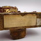 93786 Reliquiario ostensorio da tavolo in legno intagliato, XIX secolo