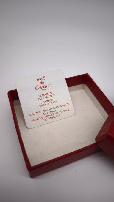 93862 Scatolina Must de Cartier in cartone