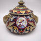 93877 Barattolo con coperchio in ceramica artigianale Gualdo Tadino