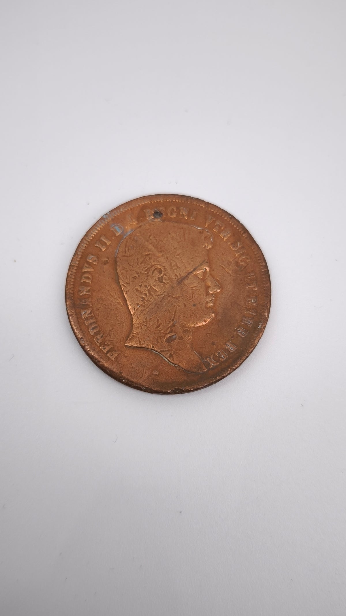 Moneta 10 Tornesi, 1838
