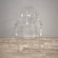 93972 Poltroncina Kartell con braccioli modello Louis Ghost