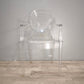 93972 Poltroncina Kartell con braccioli modello Louis Ghost