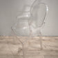 93972 Poltroncina Kartell con braccioli modello Louis Ghost