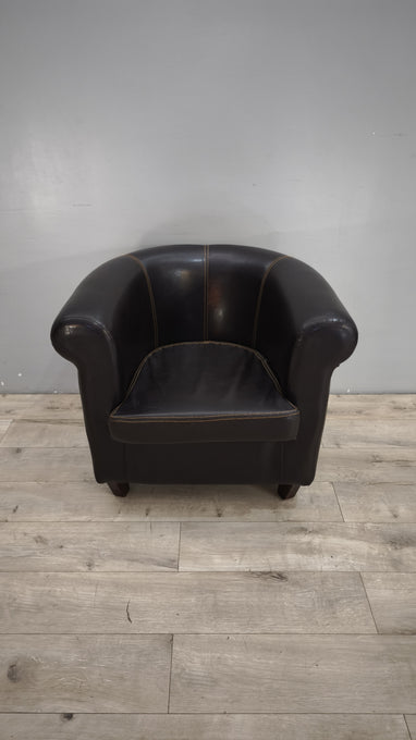 93999 Poltroncina a pozzetto in ski nero