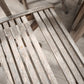 92024 Set da esterno in legno composto da un tavolo con 4 sedie