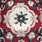 94137 Tappeto scendiletto con decorazione a motivo floreale 58cm x 121cm