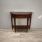 94079 Console a mezzaluna in legno con cassetto