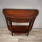 94079 Console a mezzaluna in legno con cassetto