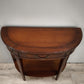 94079 Console a mezzaluna in legno con cassetto