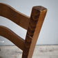 94136 Set n 6 sedie in legno con seduta in paglia