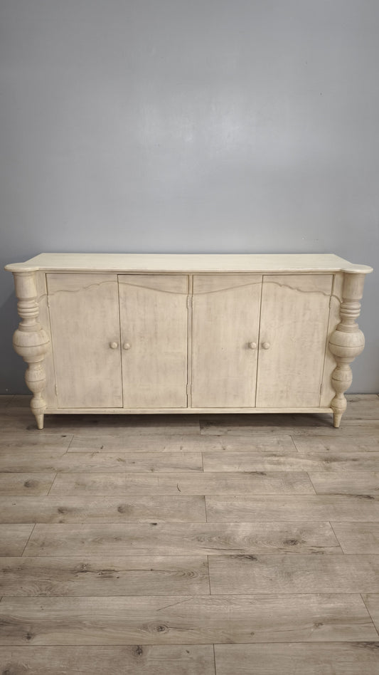 94192 Credenza in legno color panna