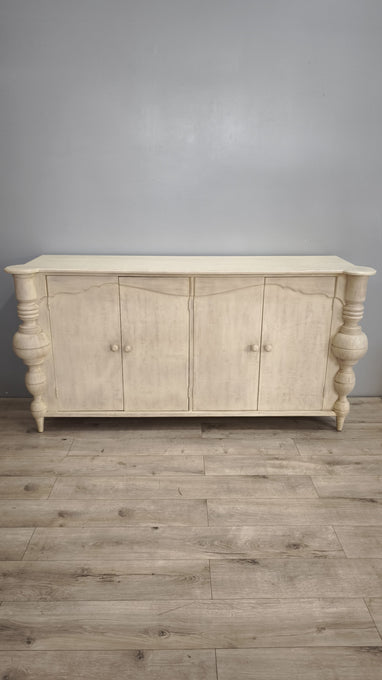 94192 Credenza in legno color panna