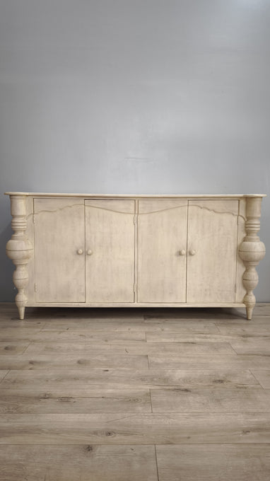 94192 Credenza in legno color panna