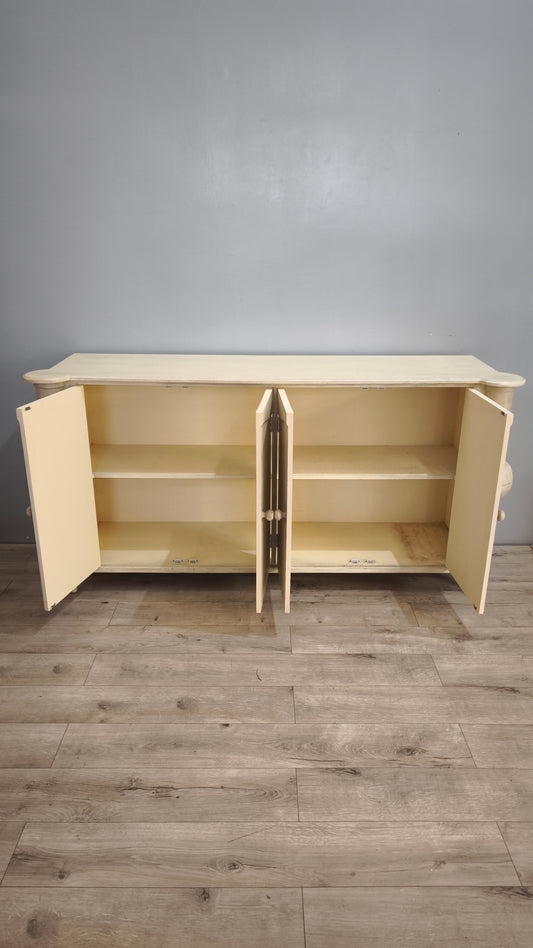 94192 Credenza in legno color panna