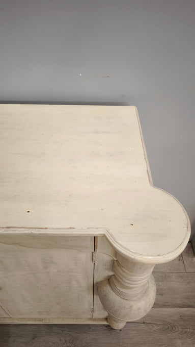 94192 Credenza in legno color panna