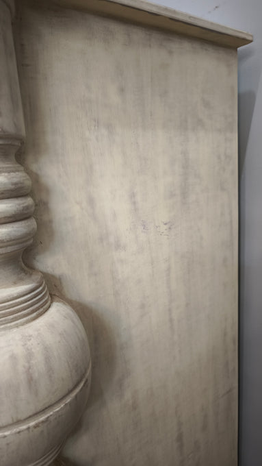 94192 Credenza in legno color panna