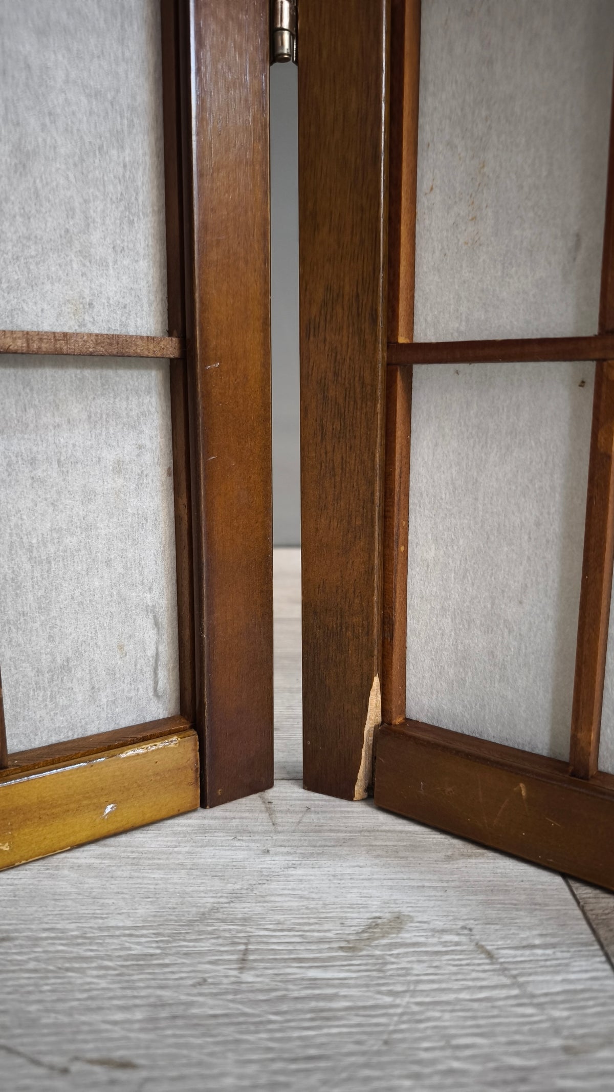 94185 Separé in legno composto da tre pannelli