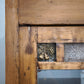 94230 Vetrina in legno grezzo due ante