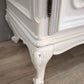 94241 Credenza in legno dipinta bianca
