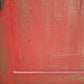 94232 Comodino in legno dipinto rosso con piano in marmo