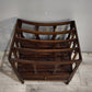 94257 Mobiletto portariviste in legno con due cassetti