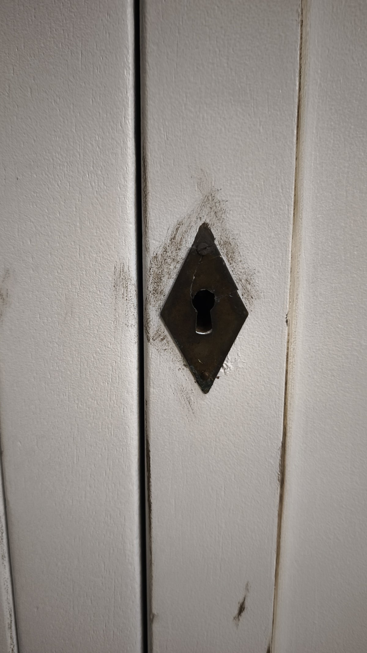 94259 Servante in legno dipinta bianca con piano sverniciato