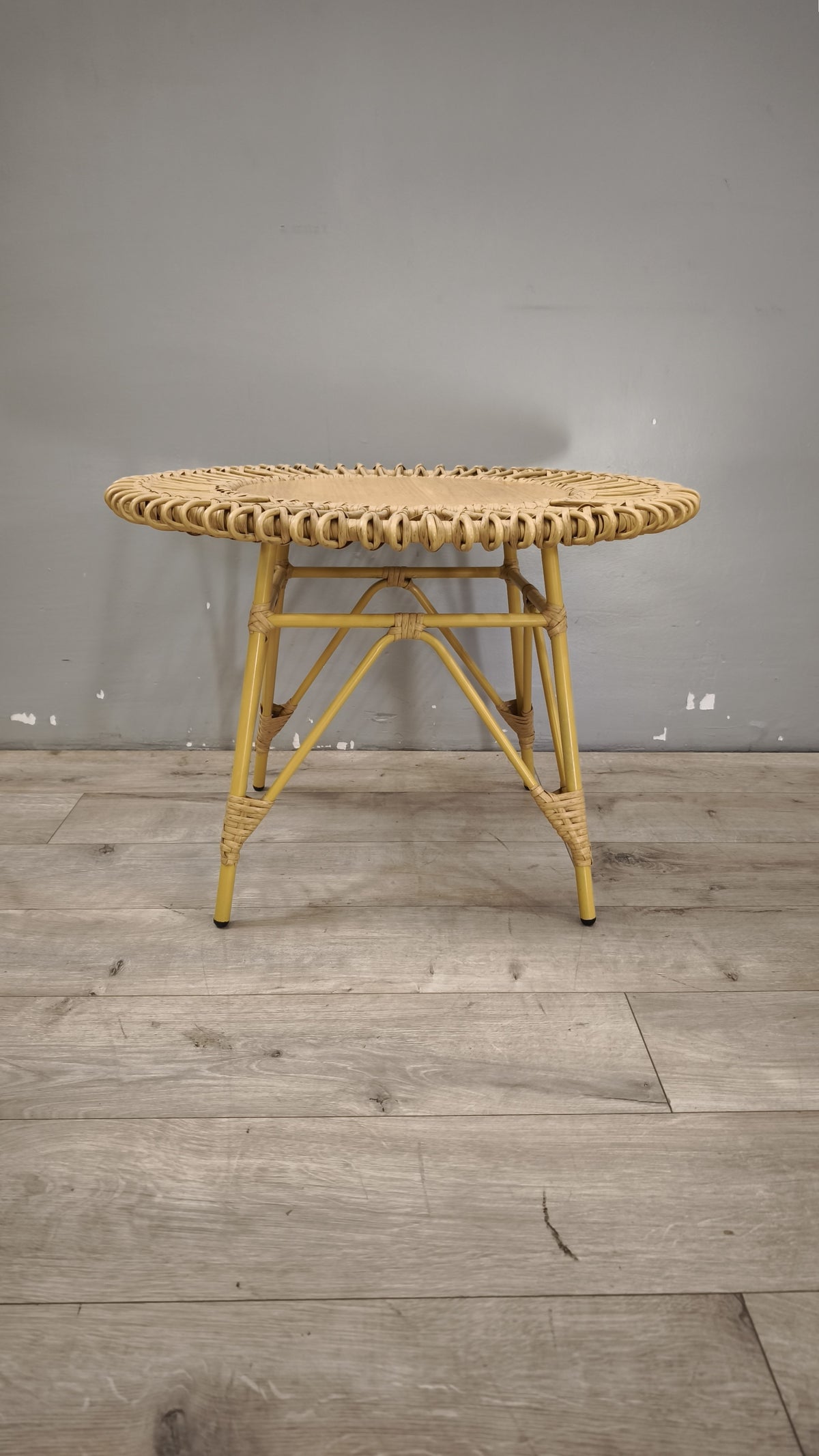 94288 Tavolo da salotto in finto rattan