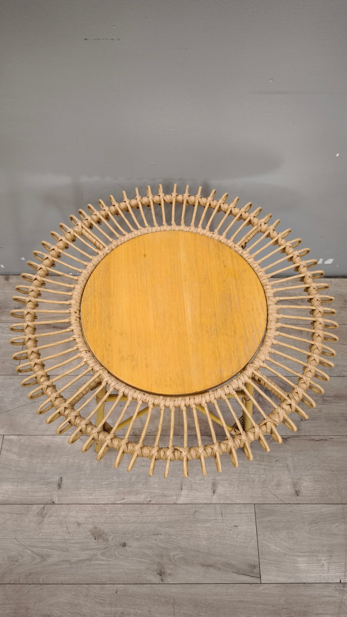 94288 Tavolo da salotto in finto rattan