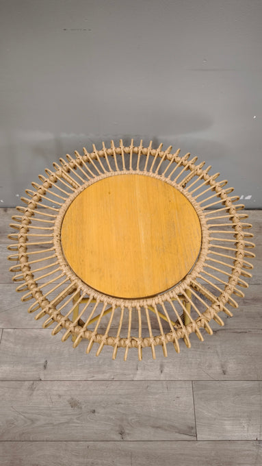 94288 Tavolo da salotto in finto rattan